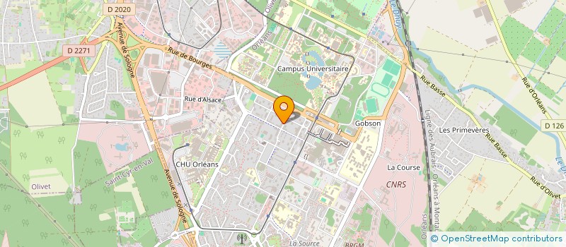localisation de l'entreprise AM PRESTIGE PEINTURE à ORLEANS
