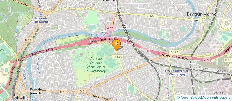 localisation de l'entreprise AM PRESTIGE SERVICES à CHAMPIGNY-SUR-MARNE