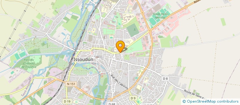 localisation de l'entreprise AM PREVENTION SECURITE à ISSOUDUN
