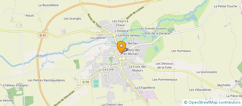 localisation de l'entreprise AM PRO INVEST  LIGUEIL