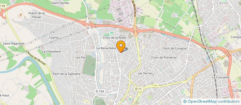 localisation de l'entreprise AM PROMOTION à BEZIERS