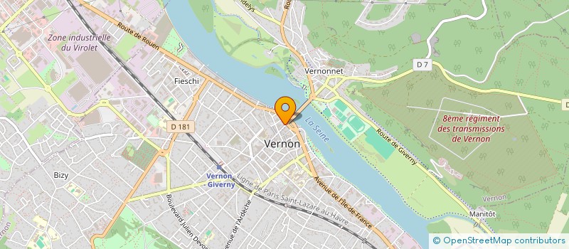 localisation de l'entreprise AM PROSERVICES  VERNON