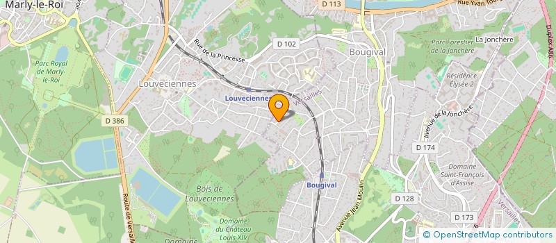 localisation de l'entreprise AM REAL ESTATE  BOUGIVAL