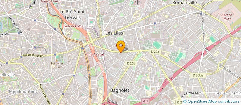 localisation de l'entreprise AM RENOV à BAGNOLET