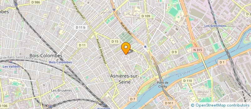 localisation de l'entreprise AM RENOVATION à ASNIERES-SUR-SEINE