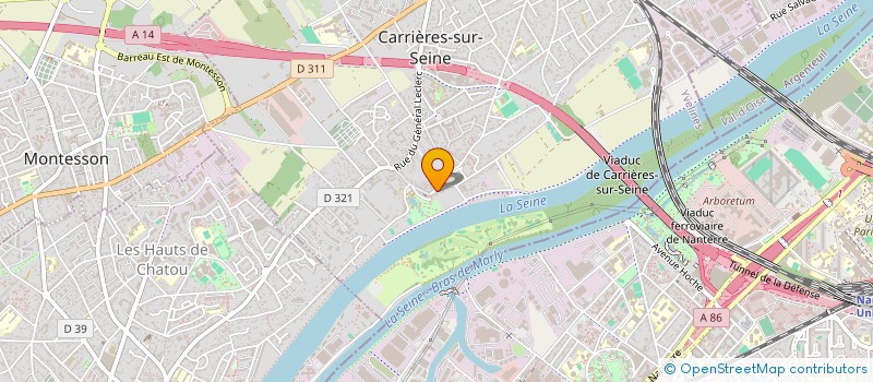 localisation de l'entreprise AM RENOVATION à CARRIERES-SUR-SEINE