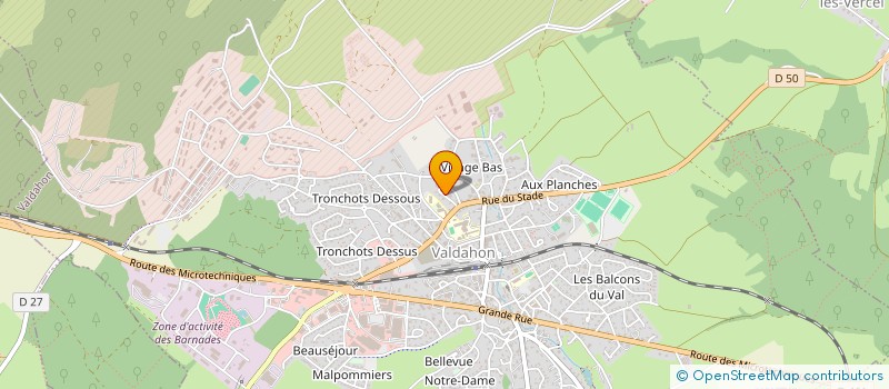 localisation de l'entreprise AM RENOVATION DECORATION SAS  VALDAHON