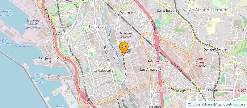 localisation de l'entreprise AM RESEAUX  MARSEILLE