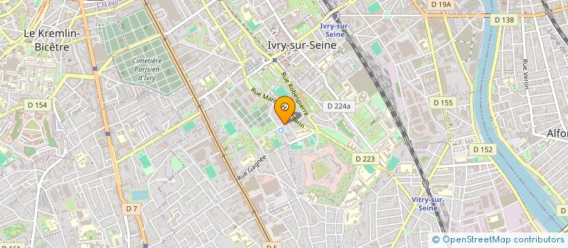 localisation de l'entreprise AM RESEAUX-CABLES SHOP à IVRY-SUR-SEINE