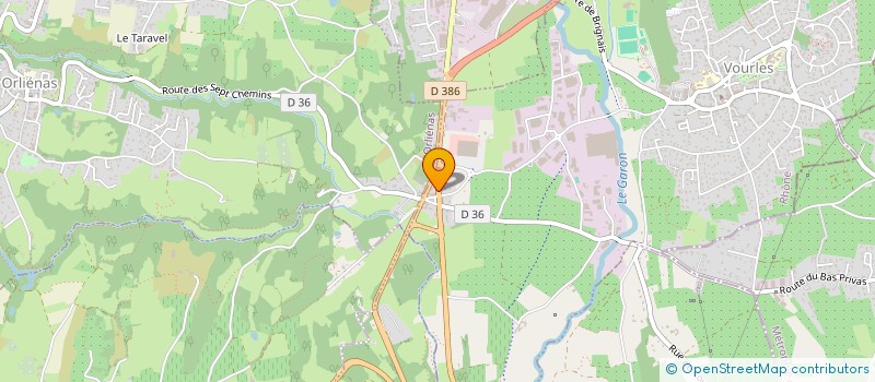 localisation de l'entreprise AM RESTAURANTS  VOURLES