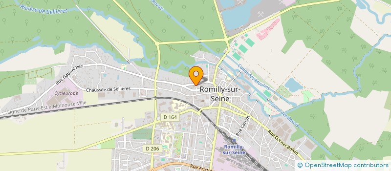 localisation de l'entreprise AM ROMILLY  ROMILLY-SUR-SEINE