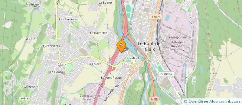 localisation de l'entreprise AM'S GARAGE à CLAIX