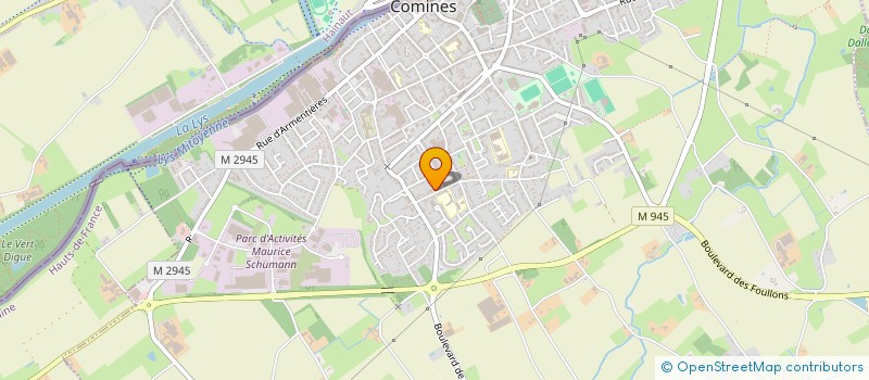 localisation de l'entreprise AM SAINT LOUIS  COMINES