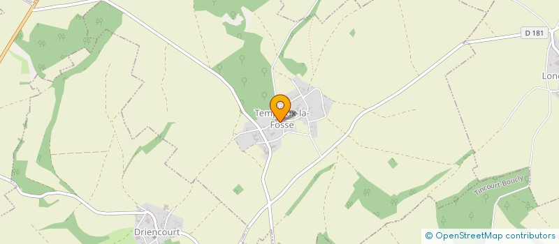 localisation de l'entreprise AM SERVICE  TEMPLEUX-LA-FOSSE