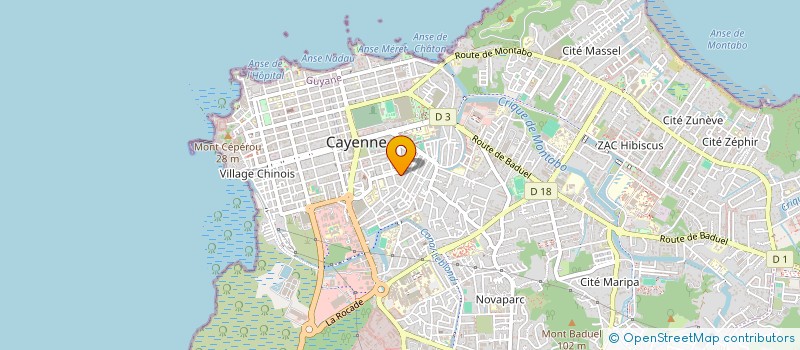 localisation de l'entreprise AM.SERVICE PLUS  CAYENNE