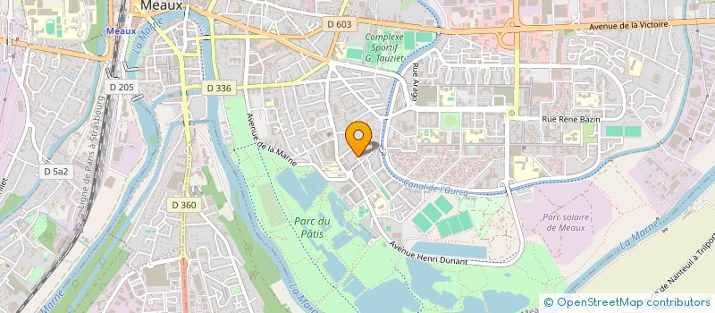 localisation de l'entreprise AM SERVICES à MEAUX