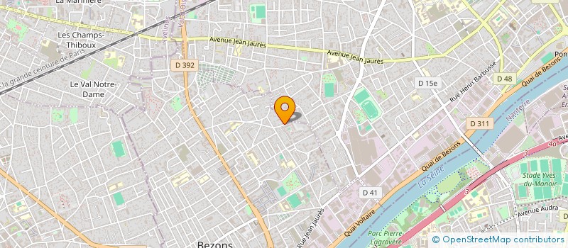 localisation de l'entreprise AM SERVICES  BEZONS