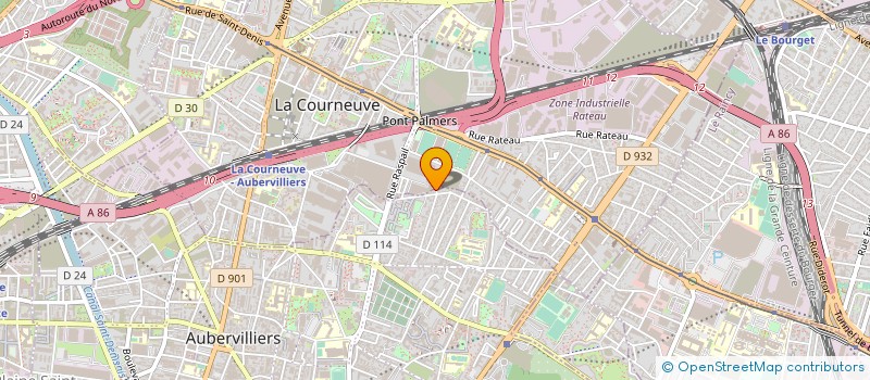 localisation de l'entreprise AM SERVICES à AUBERVILLIERS