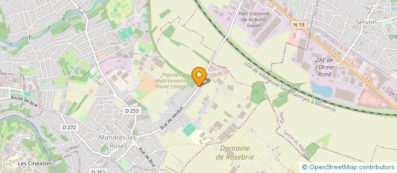 localisation de l'entreprise AM SERVICES à MANDRES-LES-ROSES