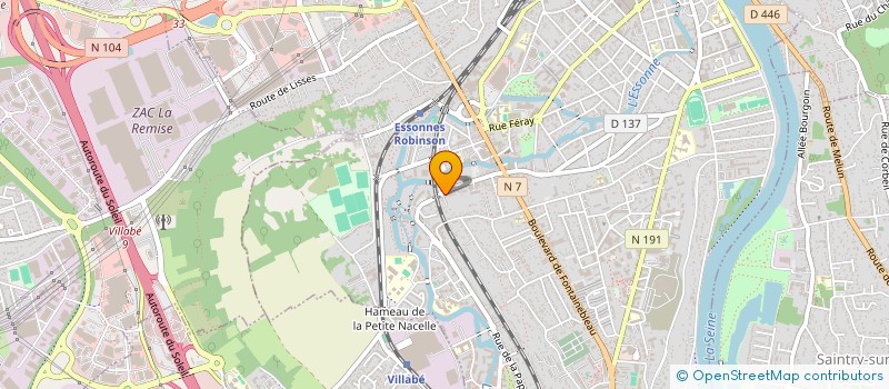 localisation de l'entreprise AM SITE POLE BATIMENT à CORBEIL-ESSONNES
