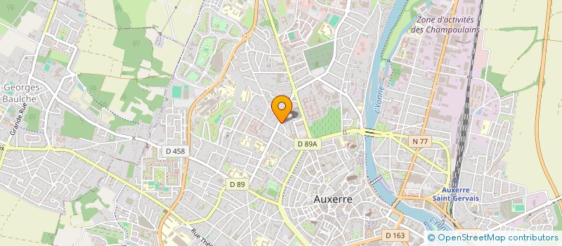 localisation de l'entreprise AM SODAF à AUXERRE