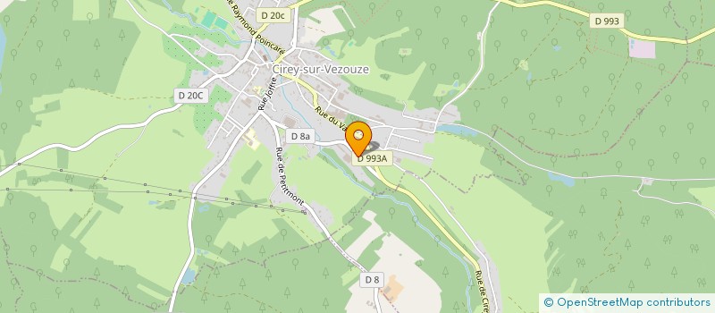 localisation de l'entreprise AM SOLAR  CIREY-SUR-VEZOUZE