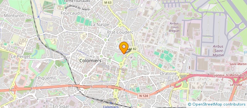 localisation de l'entreprise AM SOLUTION RH à COLOMIERS