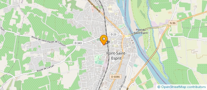 localisation de l'entreprise AM SOLUTIONS IMMO à PONT-SAINT-ESPRIT