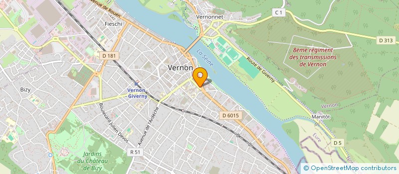 localisation de l'entreprise AM SONO  VERNON