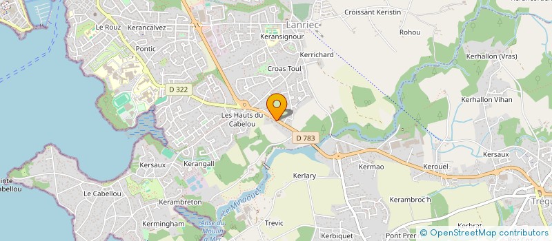 localisation de l'entreprise AM STRAM GRAM  CONCARNEAU