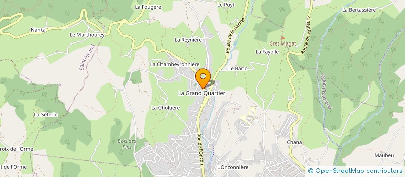 localisation de l'entreprise AM STRAM MAM à SORBIERS