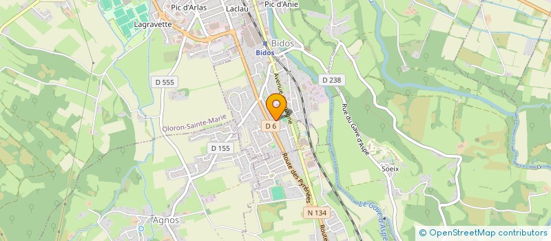 localisation de l'entreprise AM STRAM MAM  BIDOS