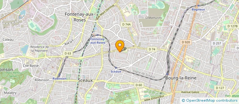 localisation de l'entreprise AM STRUCTURES à SCEAUX