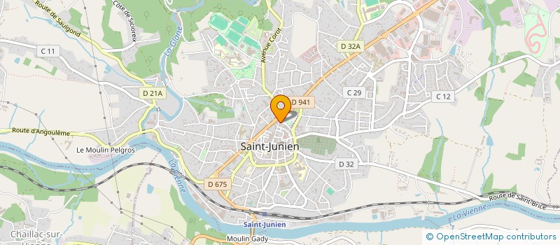 localisation de l'entreprise AM STUDIO BEAUTY à SAINT-JUNIEN