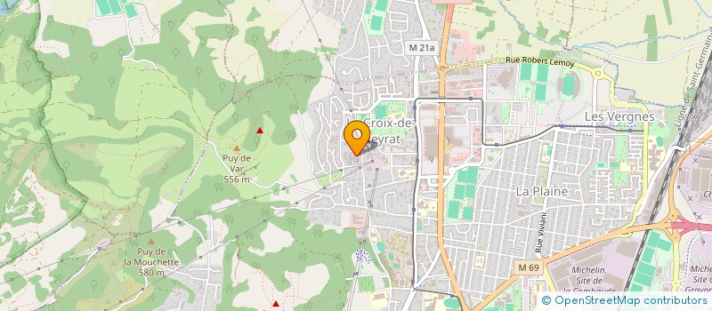 localisation de l'entreprise AM TAXI  CLERMONT-FERRAND