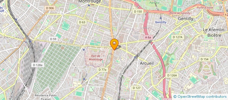 localisation de l'entreprise AM'TECH MEDICAL à ARCUEIL