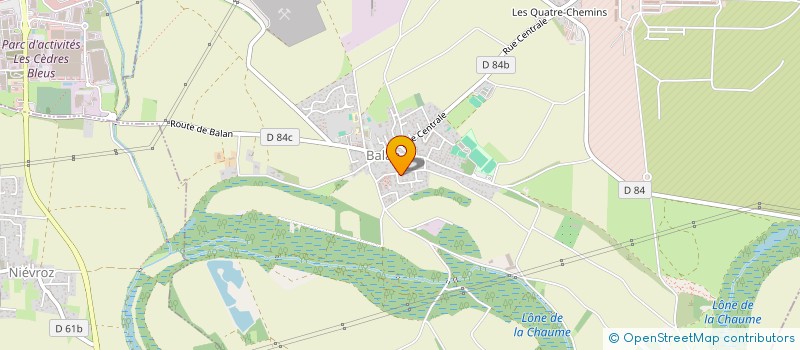 localisation de l'entreprise AM TECHNICS à BALAN