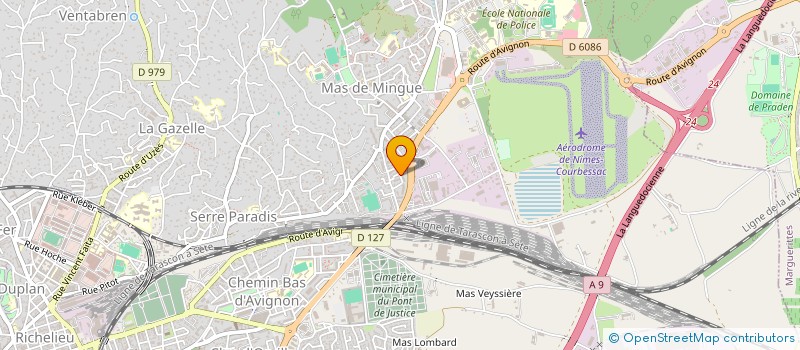 localisation de l'entreprise AM TELECOM  NIMES