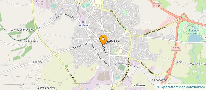 localisation de l'entreprise AM.TPS à LOUDEAC