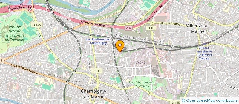 localisation de l'entreprise AM TRANSFERT à CHAMPIGNY-SUR-MARNE