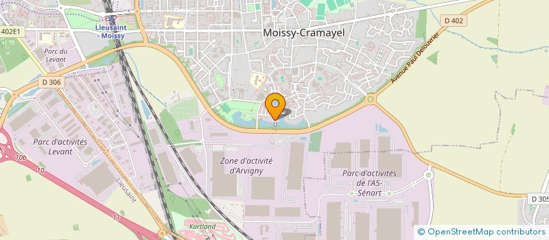 localisation de l'entreprise AM TRANSFERT à MOISSY-CRAMAYEL