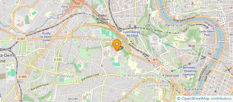 localisation de l'entreprise AM TRANSP'OR  LYON