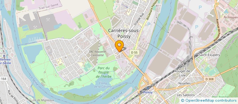 localisation de l'entreprise AM TRANSPORT  EVRY-COURCOURONNES