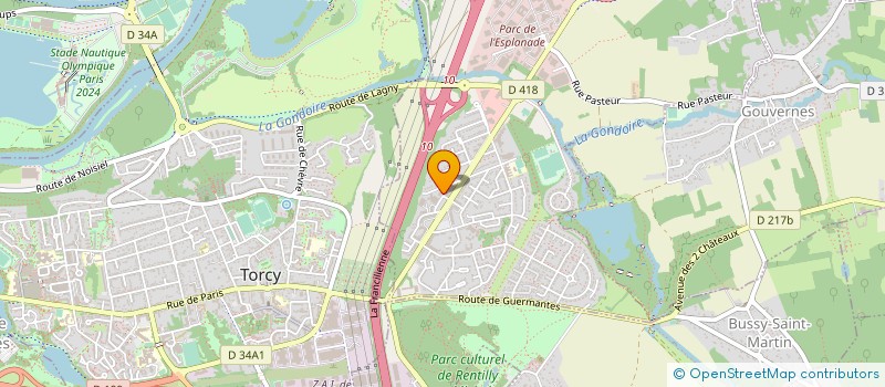 localisation de l'entreprise AM TRANSPORT  SAINT-THIBAULT-DES-VIGNES