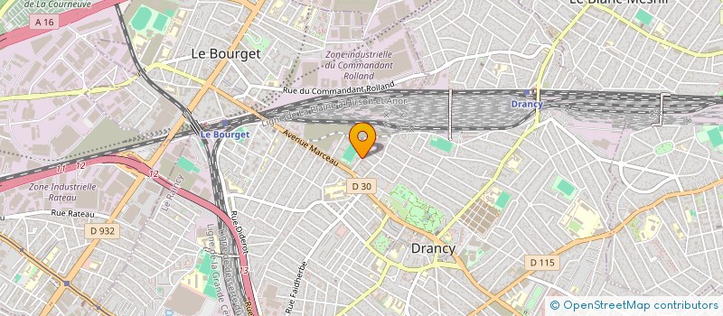 localisation de l'entreprise AM TRANSPORT à DRANCY