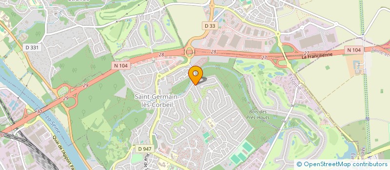 localisation de l'entreprise AM TRANSPORTS  SAINT-GERMAIN-LES-CORBEIL