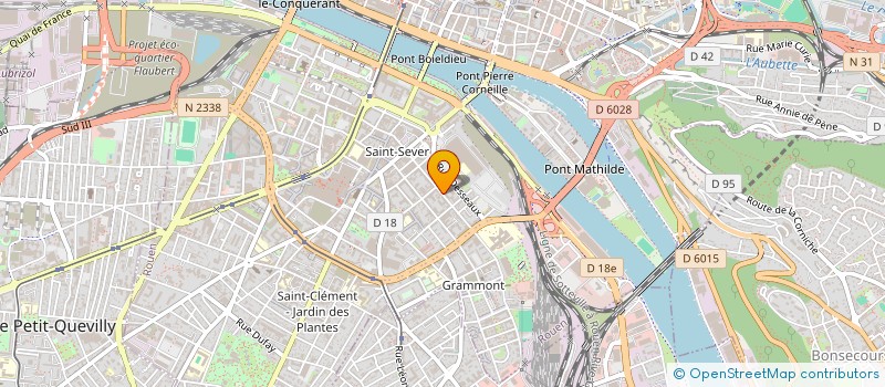 localisation de l'entreprise AM TRANSPORTS  ROUEN