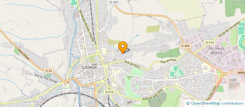 localisation de l'entreprise AM TRANSPORTS  LISIEUX