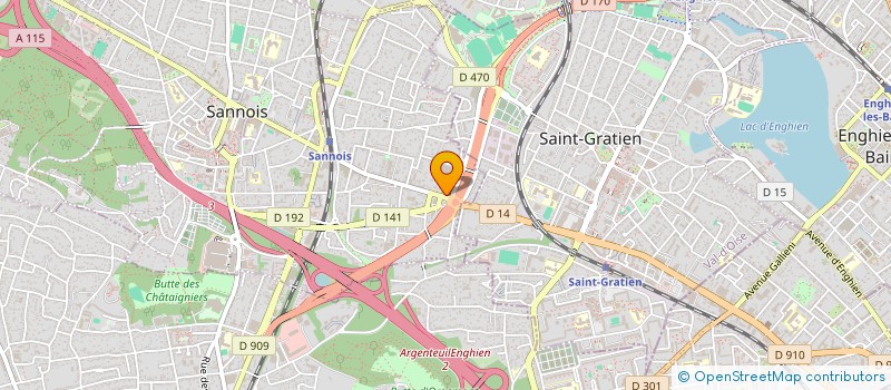 localisation de l'entreprise AM TRANSPORTS  SANNOIS