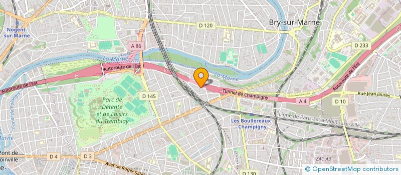 localisation de l'entreprise AM1  CHAMPIGNY-SUR-MARNE